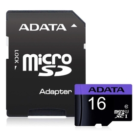 ADATA 16GB MicroSDHC UHS-I CLASS 10 (with adap...