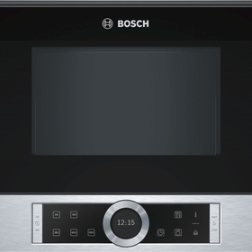 Bosch BFL634GS1, Built-in microwave, left open...