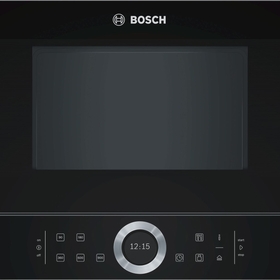 Bosch BFL634GB1, Built-in microwave, left open...