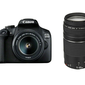 Canon EOS 2000D, black + EF-s 18-55mm f/3.5-5....
