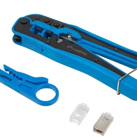 Lanberg crimping toolkit with RJ45 connectors ...