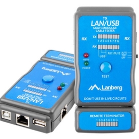 Lanberg cable tester for wiring terminated wit...