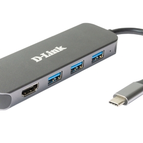 D-Link 5-in-1 USB-C Hub with HDMI/Power Delive...