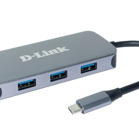 D-Link 6-in-1 USB-C Hub with HDMI/Gigabit Ethe...