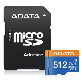 ADATA 512GB MicroSDXC UHS-I CLASS 10 (with ada...